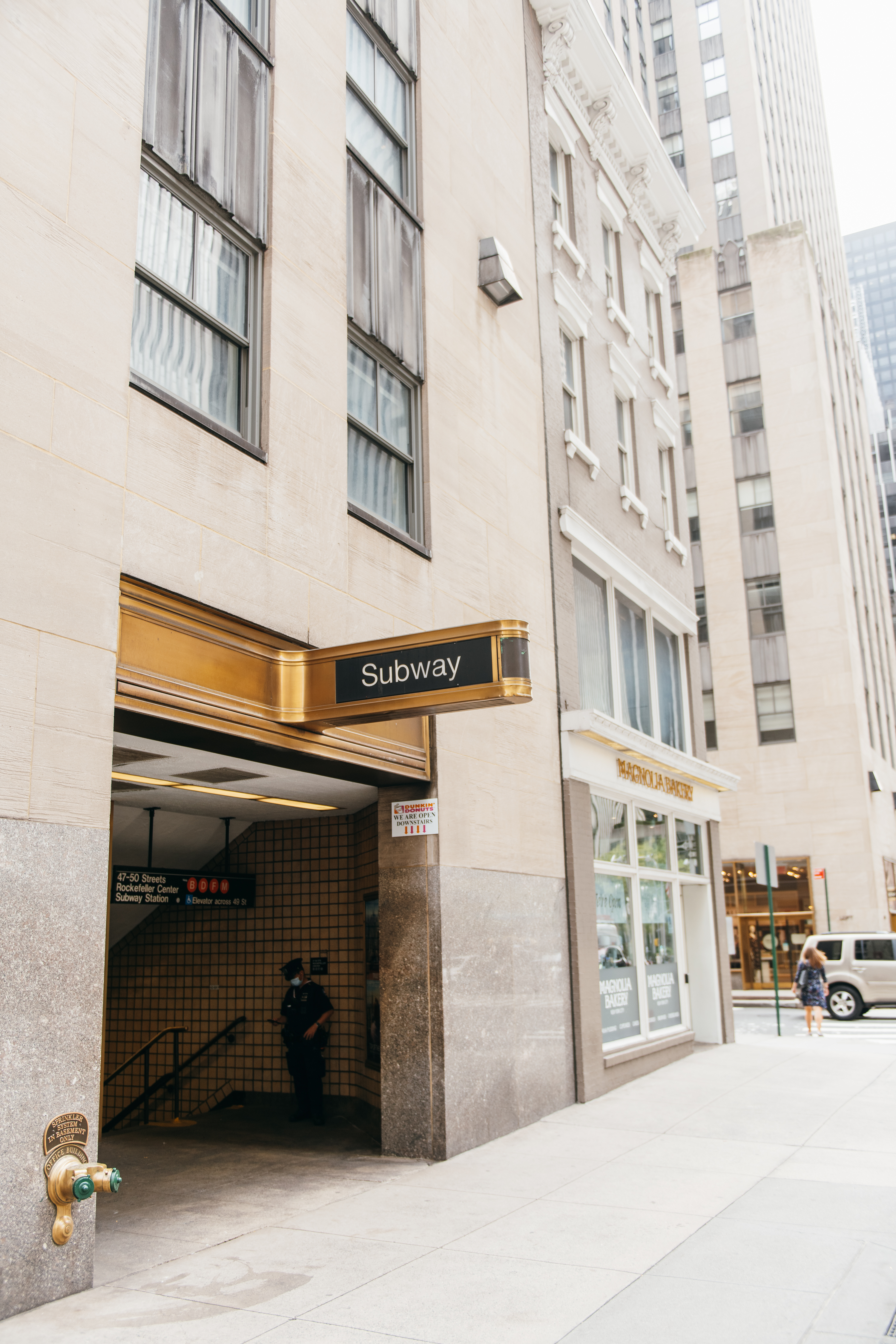 Subway Station At Rock center