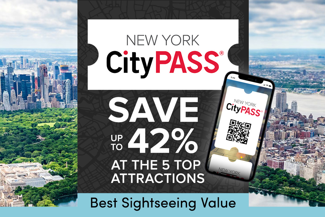 Top of the Rock CityPASS promotional graphic highlighting best value savings